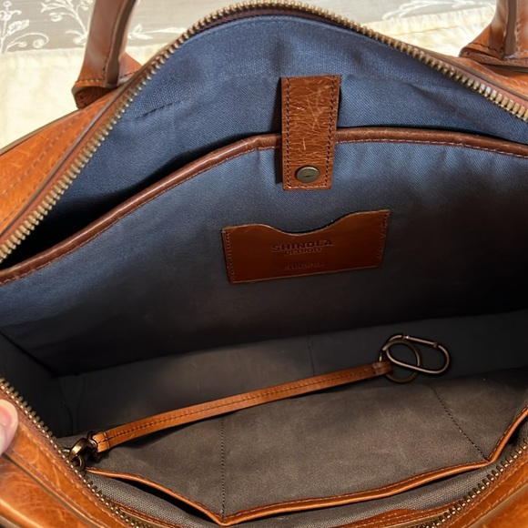 SHINOLA Bedrock Leather Briefcase - Picture 13 of 16